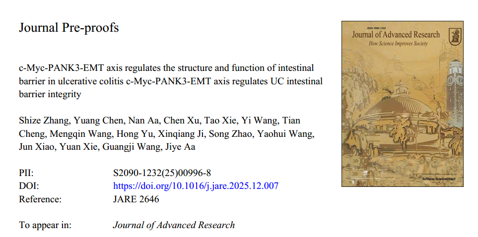维真生物助力药科大学AAV9灌肠研究PANK3调控溃疡性结肠炎机制文章图